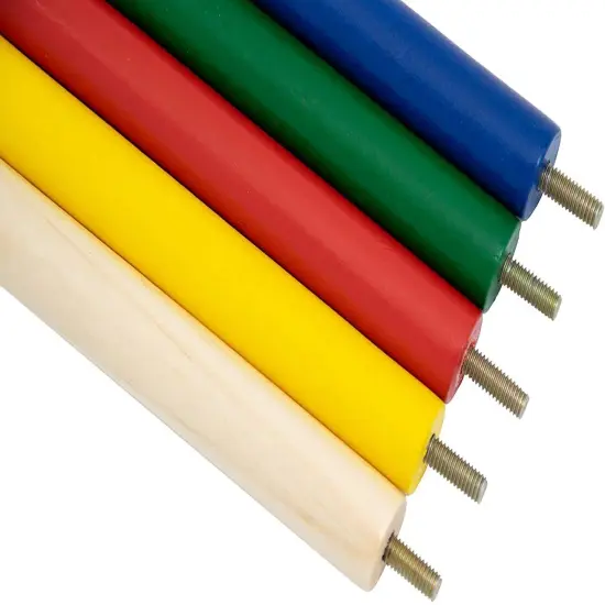 WE Games Rope Ring Toss Yard Game - Throwing Carnival Quoits Set - Solid Wood {4}