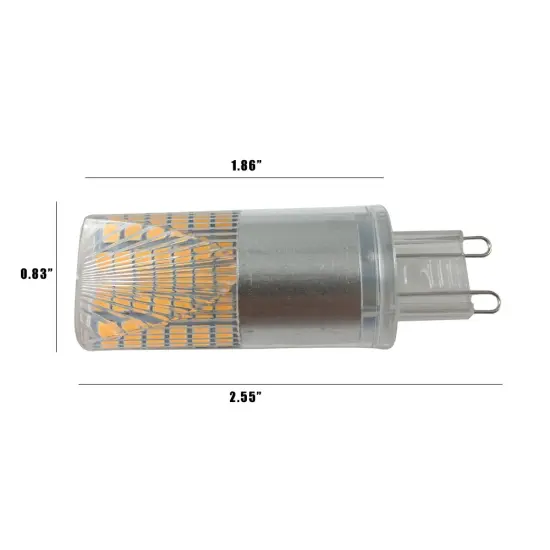 BulbAmerica 5W G9 Base 580Lm 120V 2700K Non-Flicker LED Warm {2}