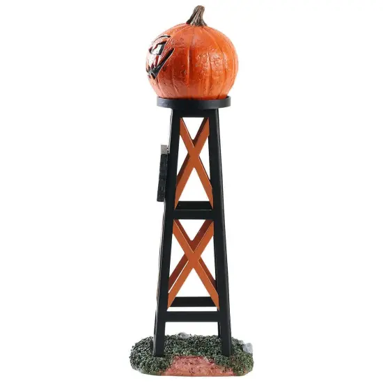 Lemax&reg; Spooky Town&trade; Halloween Village Accessory: Evil Pumpkin Water Tower {2}