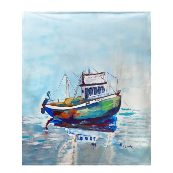 Betsy Drake SS Drake Fleece Throw Multicolor {1}