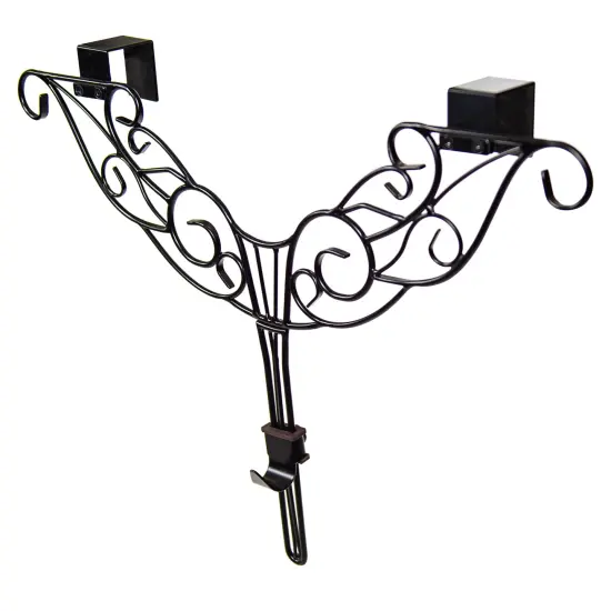 Adjustable Wreath Hanger for Door - Antler Black {4}
