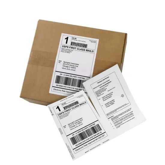 Avery Shipping Labels Paper Receipts, Permanent Adhesive, 5-1/16" x 7-5/8", 100 Labels (27900) {2}