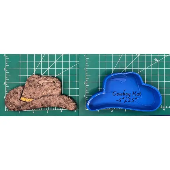 cowboy hat silicone freshie mold {1}