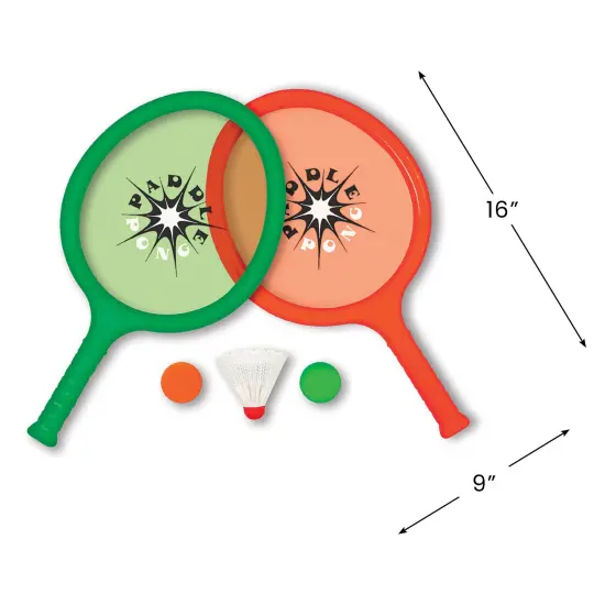 Pool Central Green and Red Paddle Pong Set Swimming Pool Game. 16-Inch {4}