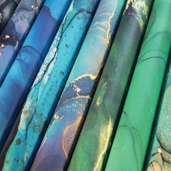 Craft Consortium Double-Sided Paper Pad 8"X8" 30/Pkg-Ink Drops Ocean, 20 Designs {4}