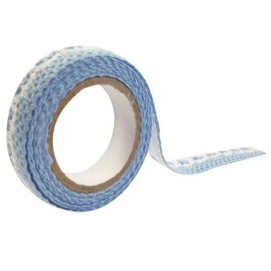 Wrapables Colorful Decorative Adhesive Lace Tape (Set of 3) Blue {3}