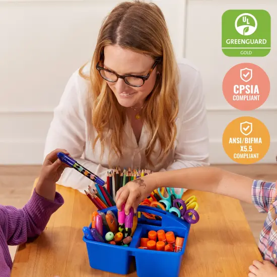 24in x 36in Rectangular Hardwood Table with 22in Legs, Kids Furniture Honey {5}