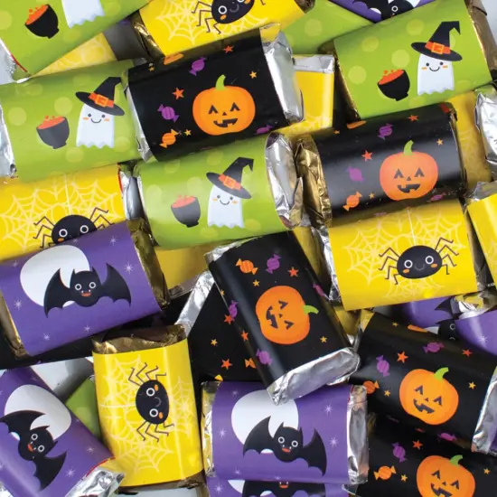 Halloween Candy Party Favors Hershey's Miniatures Chocolate - Cute Mix {1}