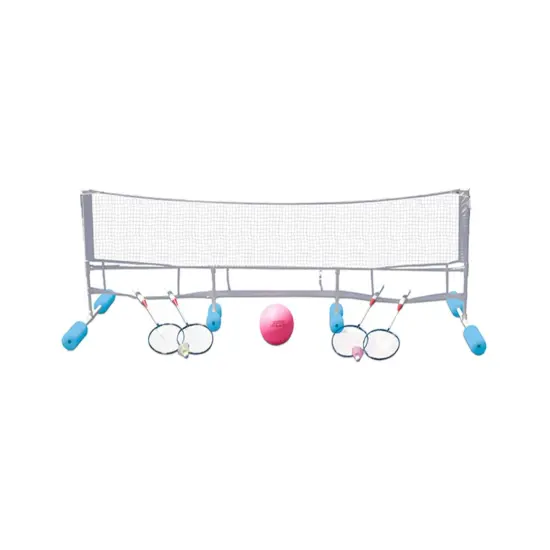 Swim Central 90" Blue and Gray Water Volleyball and Badminton Combo Game {1}