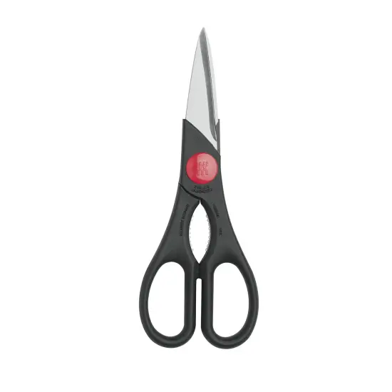 ZWILLING TWIN Kitchen Shears, Multi-Purpose, Heavy Duty, Stainless Steel Blades, Black {1}