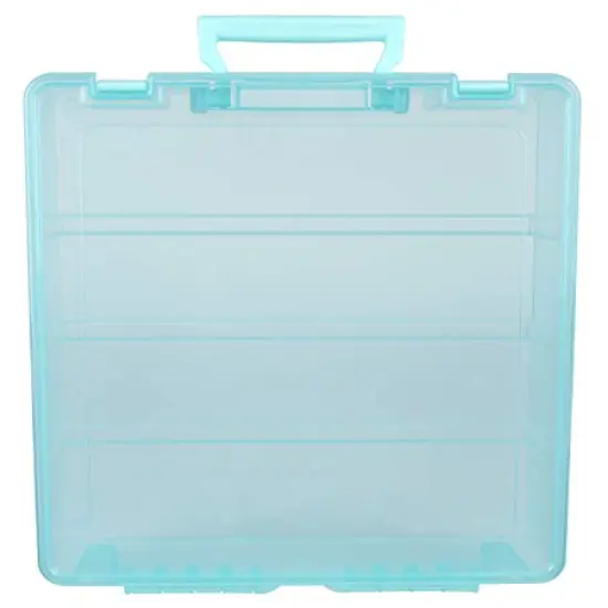 ArtBin 6955AA Super Satchel 1-Compartment Box, Art & Craft Organizer, 1-Pack, Translucent Aqua {2}