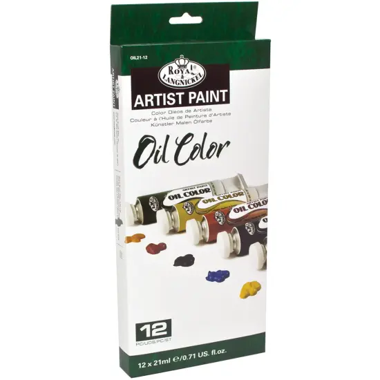 Royal & Langnickel(R) Oil Paints 21ml 12/Pkg-Assorted Colors {2}