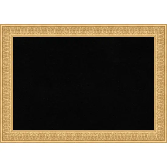 Trellis Wood Framed Corkboard, Black Cork Trellis Gold {1}