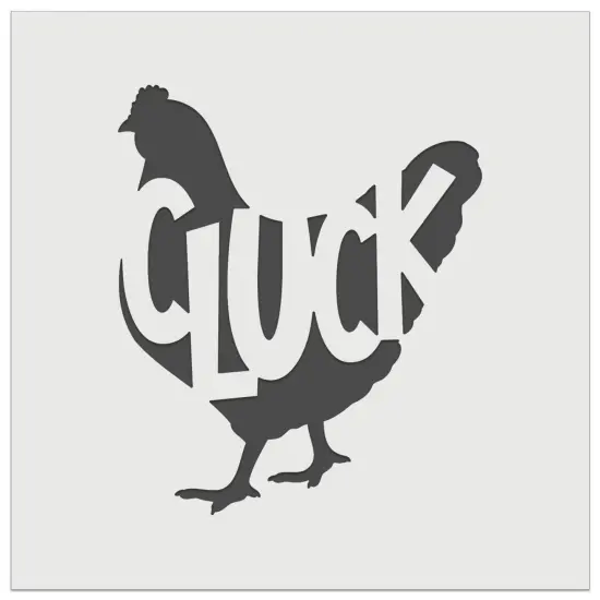 Chicken Hen Cluck Farm Animal Wall Cookie DIY Craft Reusable Stencil {7}