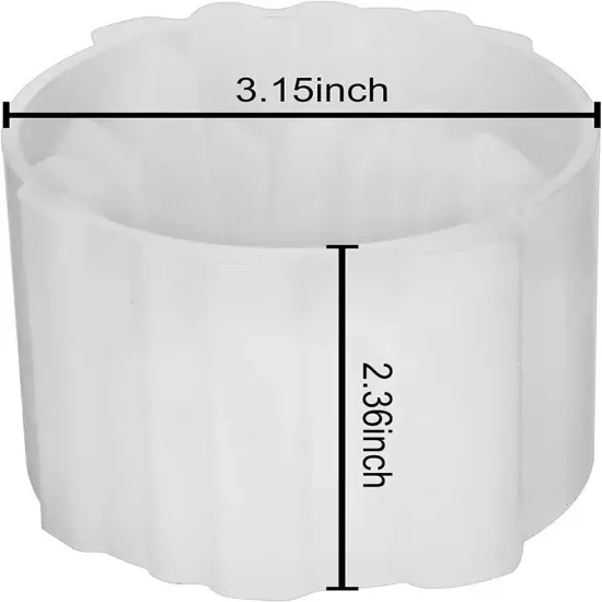 2 Pcs Crystal Silicone Mold Candle Holder {4}