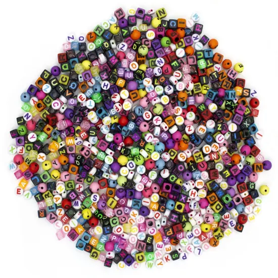 CousinDIY Alphabet Bead Mix-Neon {2}