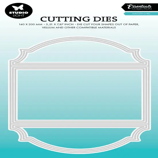 Studio Light Essentials Cutting Die-Nr. 786, Shutter Card Shape {1}