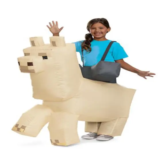 Minecraft Llama Ride-On Inflatable Child Costume {6}