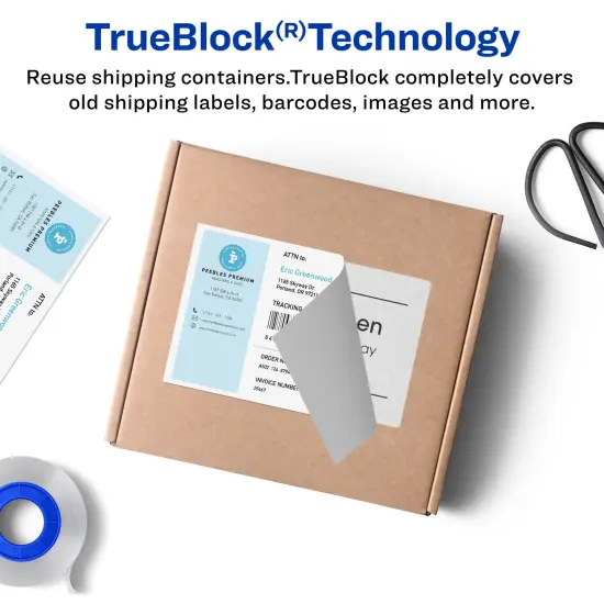 Avery Shipping Labels w/ Paper Receipts, TrueBlock Technology, Permanent Adhesive, 5-1/16" x 7-5/8", 50 Labels (5127) {2}