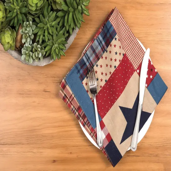 Bennington July Fourth Napkin Set of 6 {4}