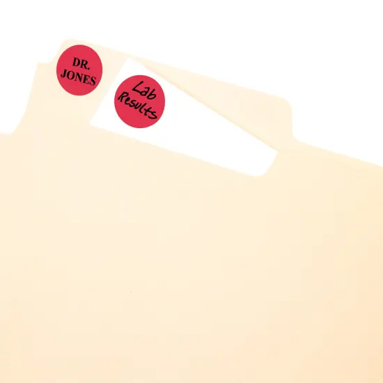 Avery Round Color Coding Labels, Removable Adhesive, Red, 0.75", 3 Pack, 3,024 Labels Total (32136) {2}