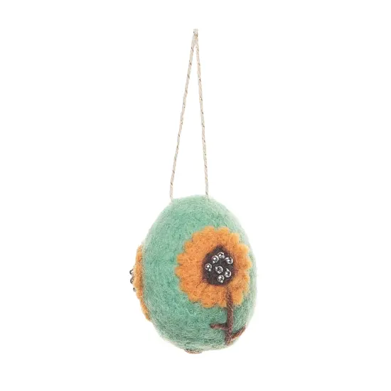 Sunflower Egg Easter Spring Decorative Hanging Tree Ornament {3}