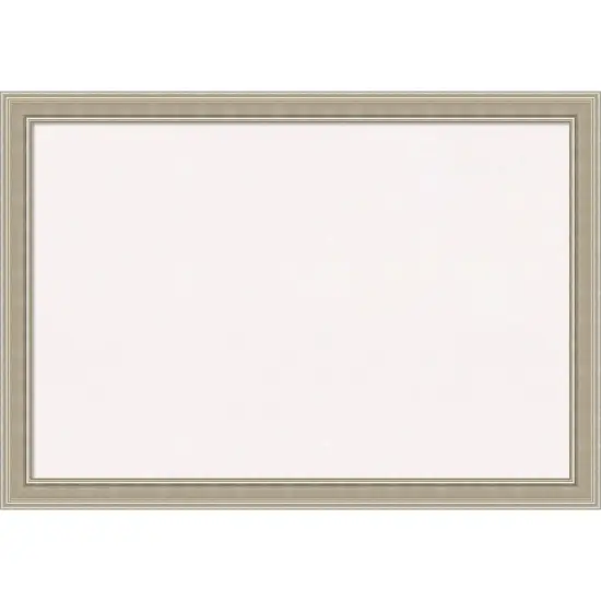 Mezzo Silver Wood Framed Corkboard, White Cork {1}