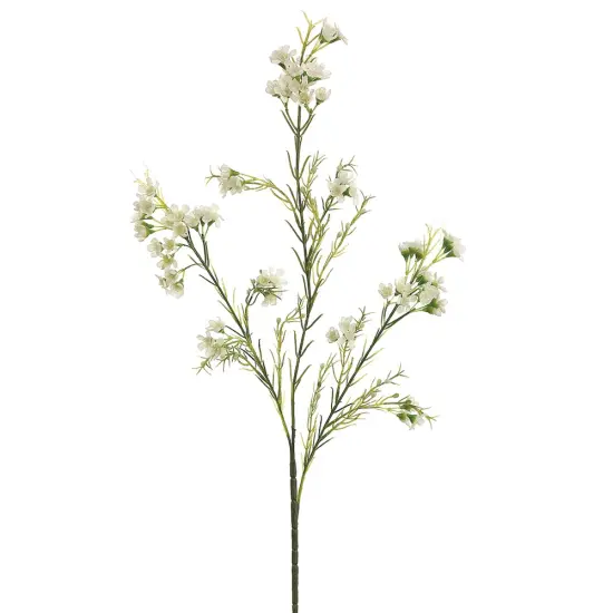 Allstate 27" Yellow Waxflower Artificial Decorative Spray {1}