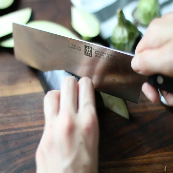 ZWILLING Gourmet 6.5-inch Nakiri Knife {4}