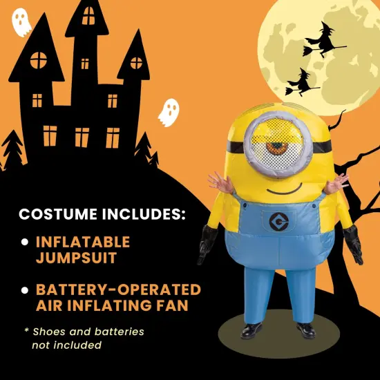 Minions Stuart Inflatable Adult Costume | One Size {5}