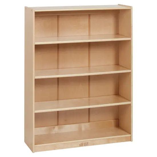 Classic Bookcase, Adjustable Shelves, 48in H Natural {7}