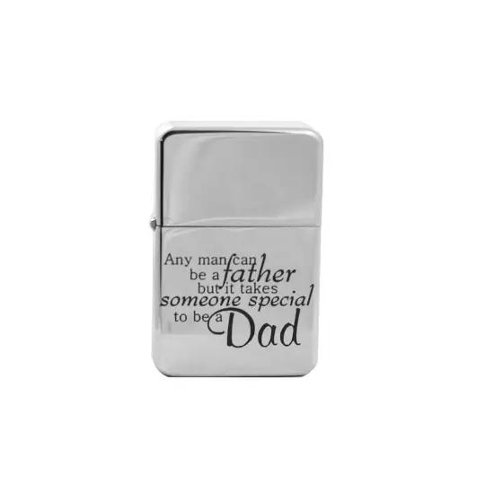 Lighter - Any Man Can Be a Father High Polish Chrome {1}