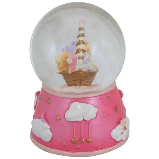 Northlight 5" Children's Pink Sleepy Time Musical Snow Globe {6}