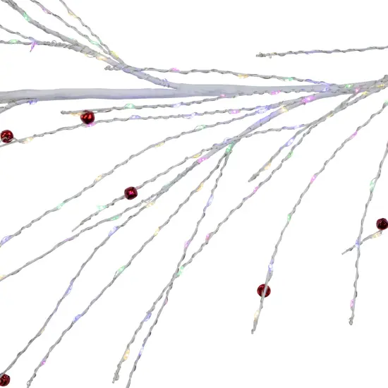 Northlight Pre-Lit Christmas Garland with Jingle Bells - 6' X 6" - Multi-Color Lights White {5}