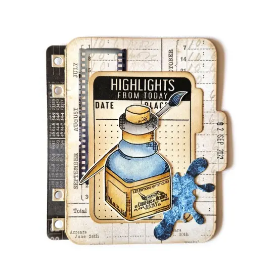 Elizabeth Craft Clear Stamps-Ink W/ Journaing Cards {2}