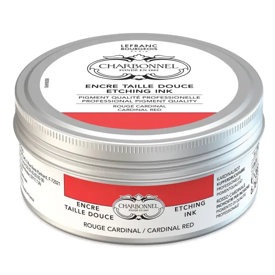Charbonnel Etching Ink - Cardinal Red, 200 ml {1}