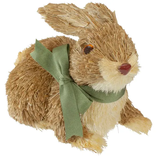 Northlight Brown Sisal Bunny Rabbit Easter Decoration - 8" {4}