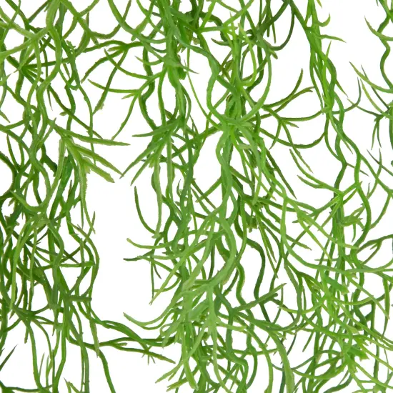 Northlight Artificial Cascading Succulent Plant in Gray Stone Pot - 22" Green {6}