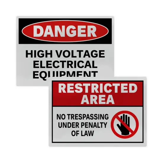 Avery Reflective Labels, 5" x 7" Silver Reflective Sign Labels, Laser Printable, 20 Labels (61583) {3}