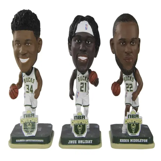 Milwaukee Bucks Bucks NBA Championship Mini Bobble 3 Pack {1}