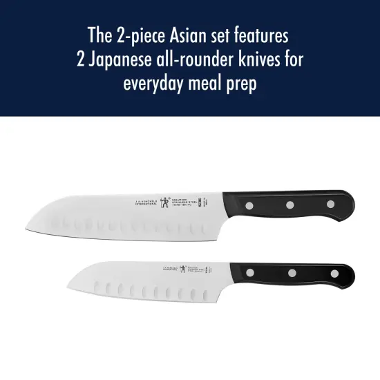 Henckels Solution 2-pc Asian Knife Set {3}