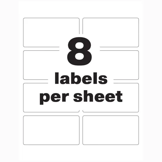 Avery PermaTrack Destructible Asset Tag Labels, 2" x 3-3/4", 64 Asset Tags (60539) {6}