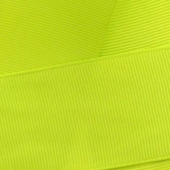2.25" Grosgrain Ribbon Solid 546 Lime Green 50 Yard {1}