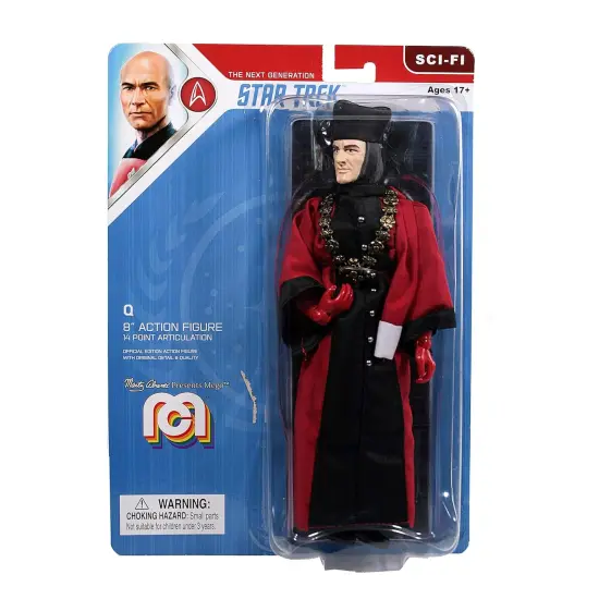 Mego Star Trek The Next Generation Q 8 Inch Action Figure {6}