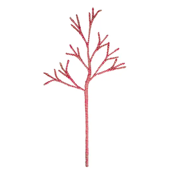 Melrose 29" Red Striped Branch Christmas Decoration {1}