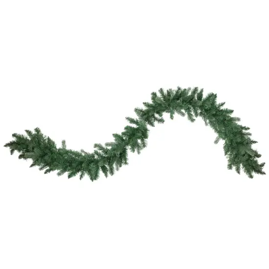 Northlight Real Touch&trade;️ Mixed Eden Pine Artificial Christmas Garland - Unlit -9' x 12" Green {1}