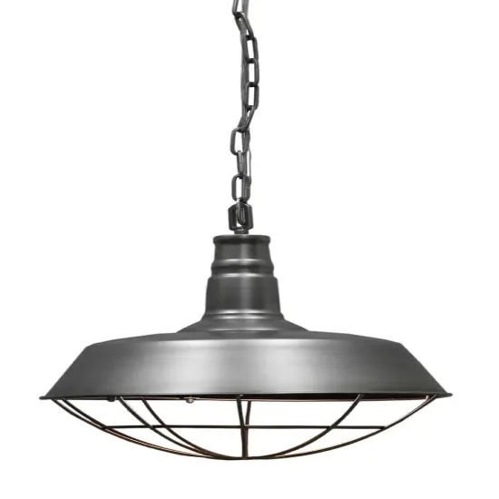 Whitby Antique Metal Finish Pendant Lamp 18 Inch Diameter {1}
