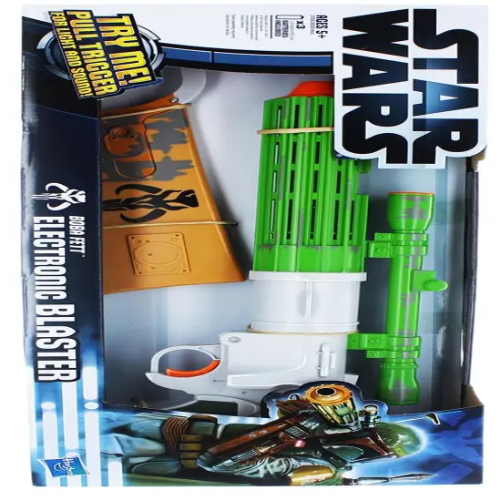 Star Wars Boba Fett Electronic Costume Prop Blaster {4}