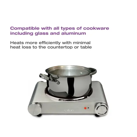 Salton Portable Infrared Cooktop - Single {5}