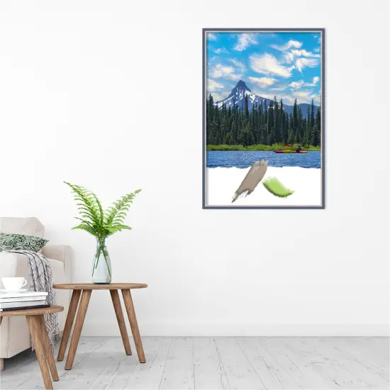 Theo Narrow Wood Picture Frame {6}